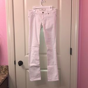 Abercrombie & Fitch white jeans